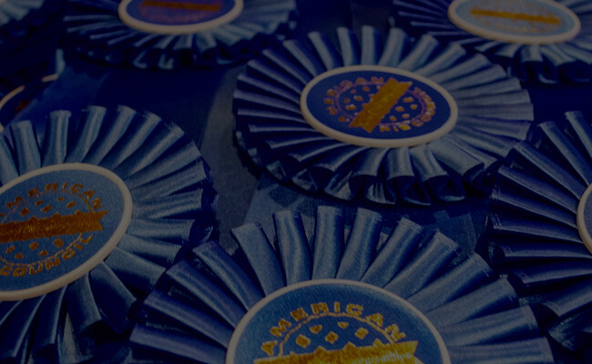 blue ribbons